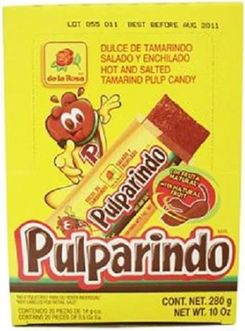 Tamarind Xtra Hot & Salted, Count 20 (0.5-oz) - Sugar Candy / Grab Varieties & Flavors