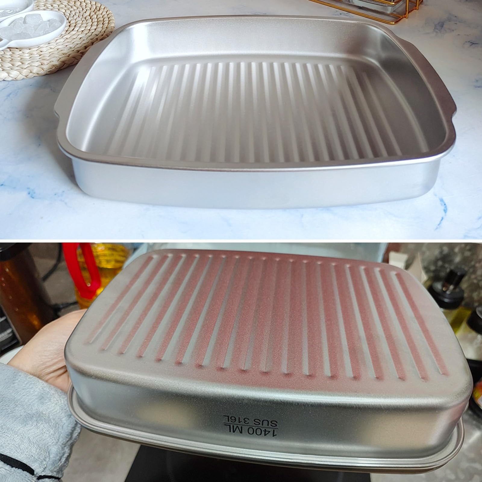 【新品未使用】HEIROL Pro オーブントレーステンレスス チール 81MxLhFY7mL._AC_UF894,