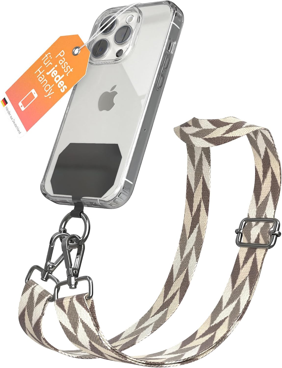 eazy case - mobile phone chain universal for hanging compatible with any mobile phone chain with case can be combined mobile phone cord carbine for mobile phone case mobile phone strap for hanging