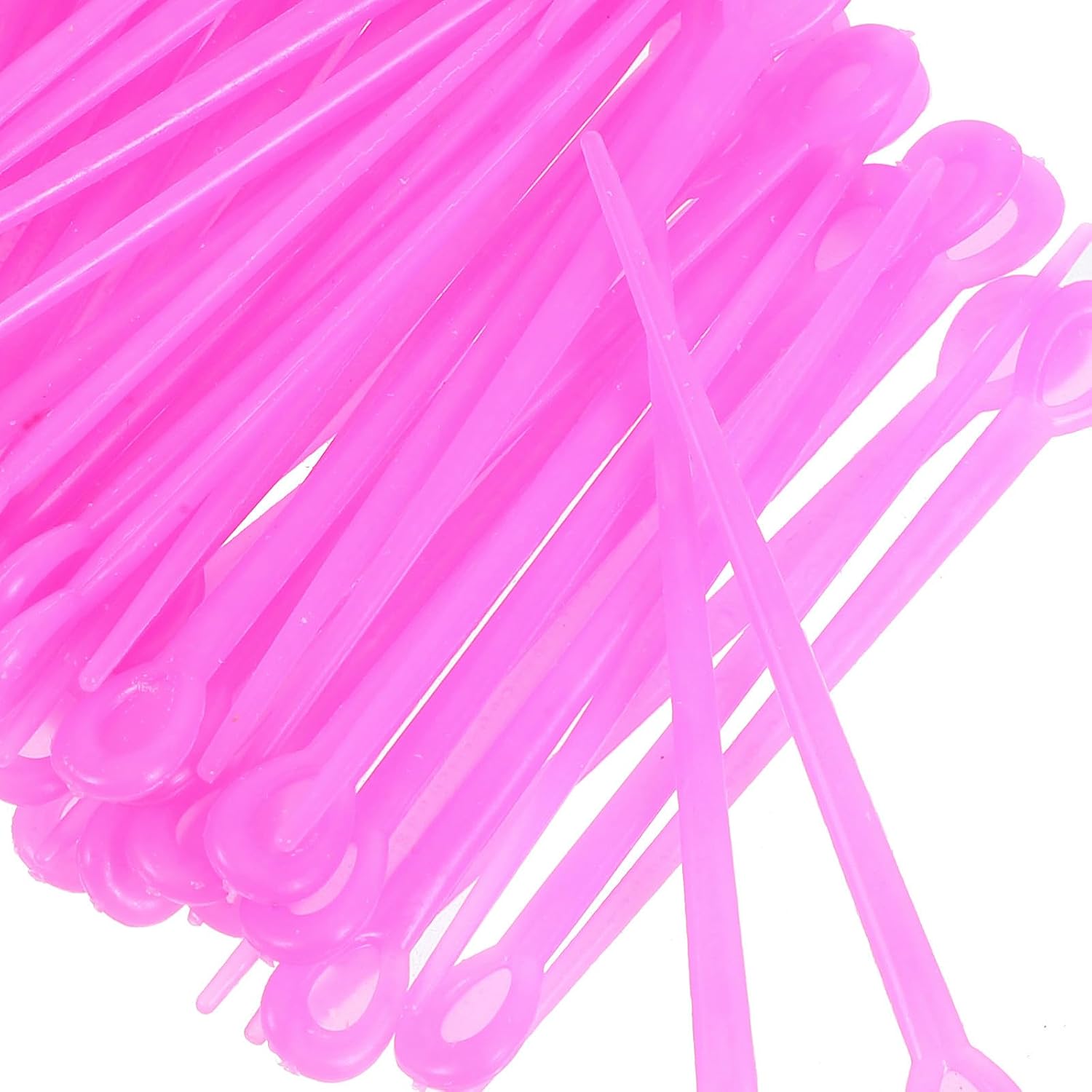 180pcs Perming Needles Hair Curl Clips Plastic Hot Curler Picks Styling Accessories for Women, Two Packs with Random Colors for Salon and Home Use