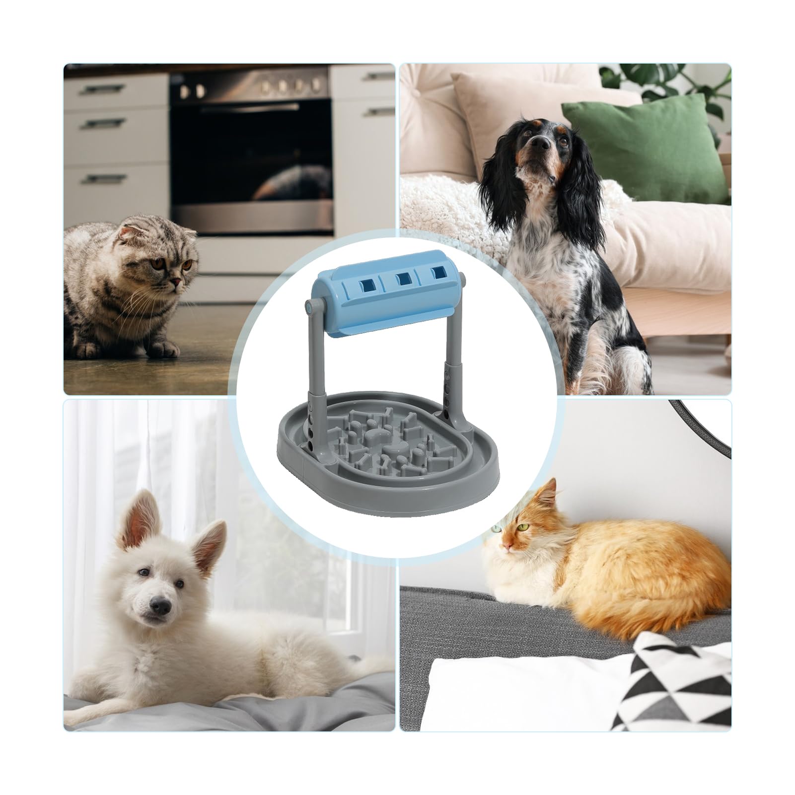 Slow Feeder Für Katzen - Puzzle Futterbrett Gegen Schlingen & Erbrechen