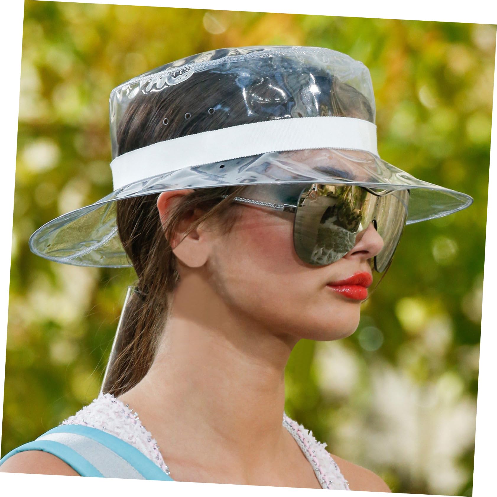 ULTECHNOVO Cappello da Trasparente Cappello Unisex per Spiaggia Ciclismo e Escursionismo Protezione e Pioggia Accessorio Outdoor per Uomo e