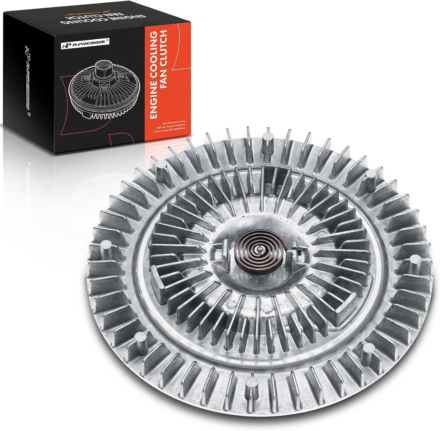 A-Premium Electronic Radiator Cooling Fan Clutch Compatible with Jeep Wrangler 2007 2008 2009 2010 - V6 3.8L OHV Petrol