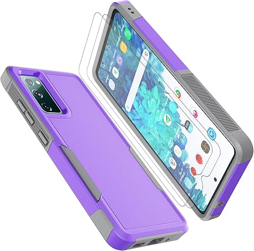 Miniatura 8 de Tekcoo Funda para Samsung Galaxy S20 FE Fan Edition 5G  4G  2022  2020  2 protectores de pantalla de vidrio templado  Parachoques antideslizante