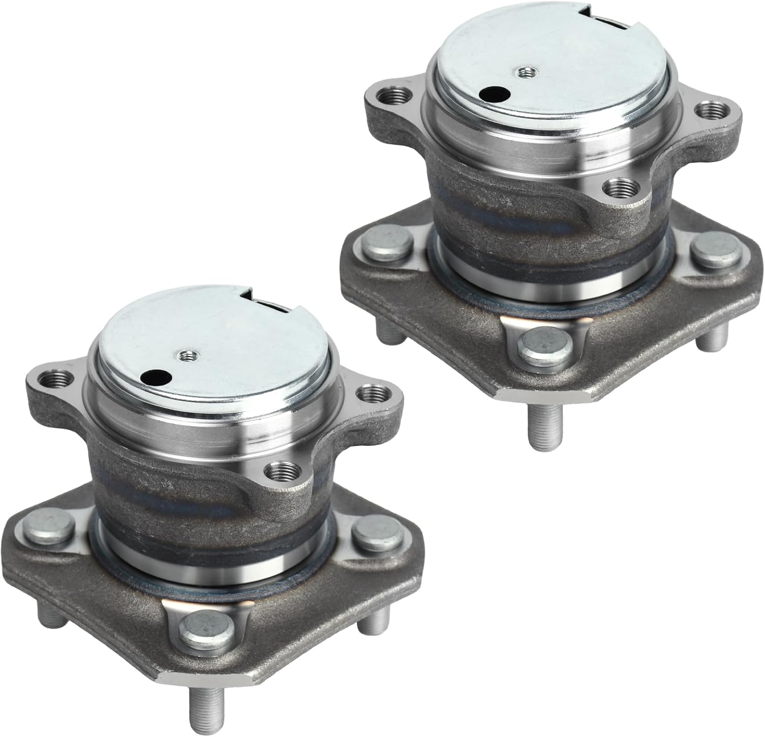PAROD 2PCS 512384 Wheel Hub & Bearing Assembly fit for Nissan Sentra 2007-2012 2.0L L4; 4-Wheel ABS Rear