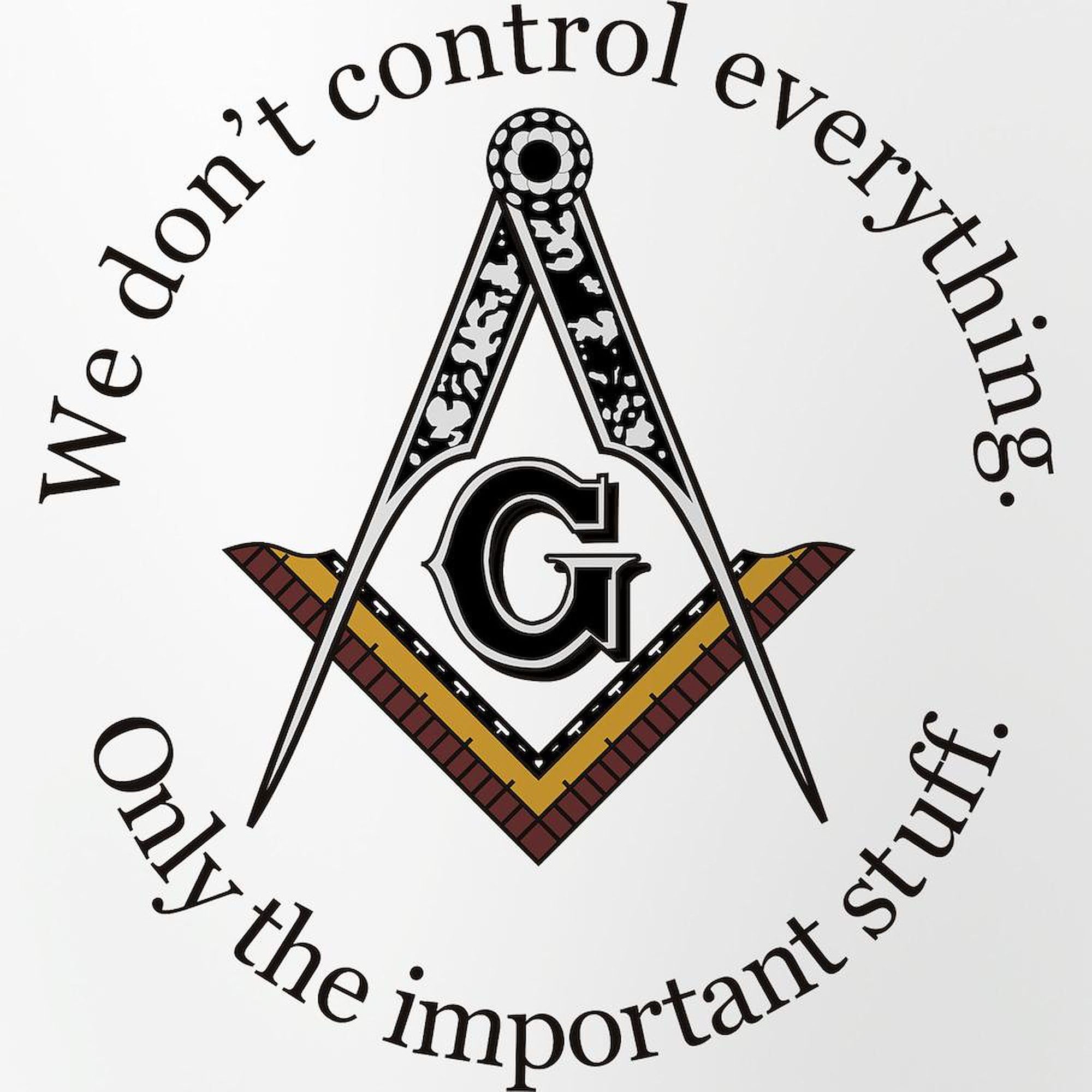 CafePress We Don't Control Everything Pint Glass, 16 oz. Drinking Glass