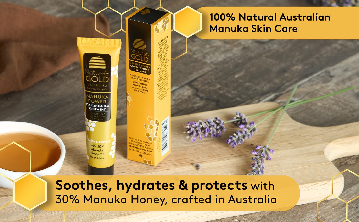 Nature's Gold Manuka Power Ointment – 30% Manuka Honey MGO 514+ | Deep Skin Hydration & Nourishment | for Dry and Sensitive Skin | 100% Natural Ingredients | 0.7oz — Amazon image 7