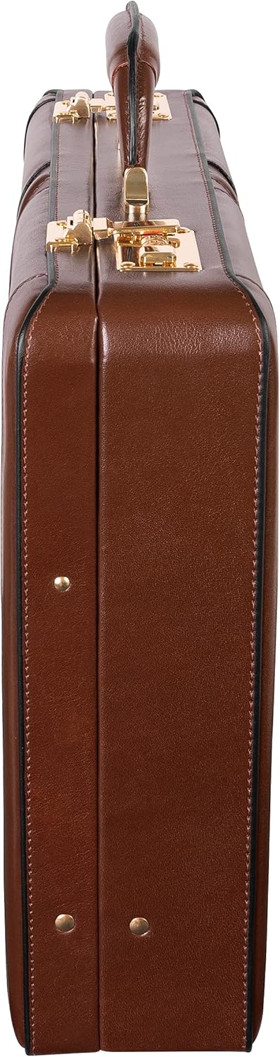 McKleinUSA 80454 Lawson Leather Attache Case, Brown - Image 7