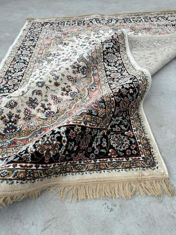 Image of Luxury Silk Carpet 2 x 6 FEET for Living Room or Bedroom, Made with Premium Silk, Perfect for Elegant Interiors Comfort and Timeless Design