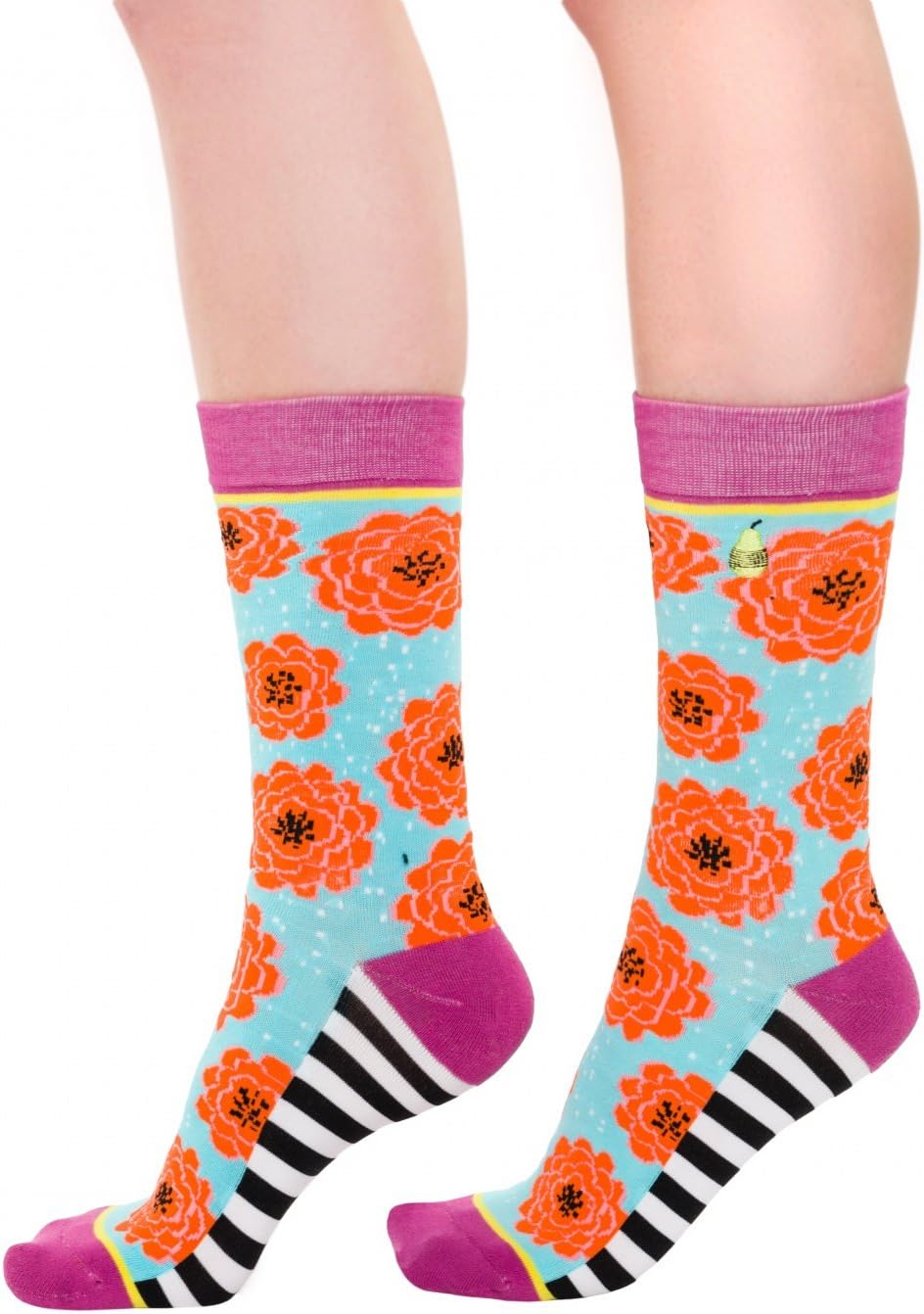Woven Pear Women's Socks Blooms, One Size