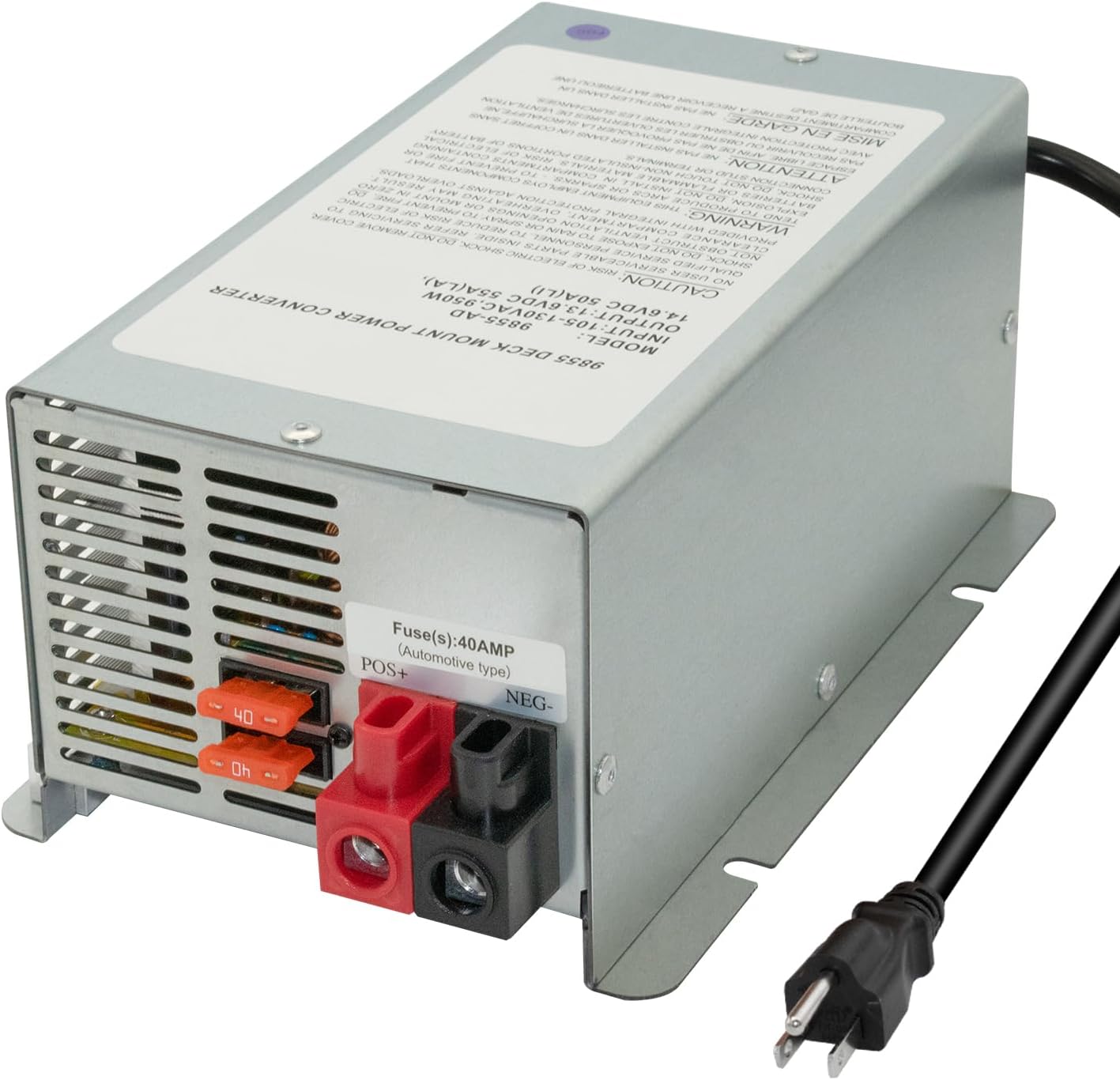 9845-AD 45Amp Deck Mount Converter Replacement for RV Trailer Camper 9800 Series (9845AD)