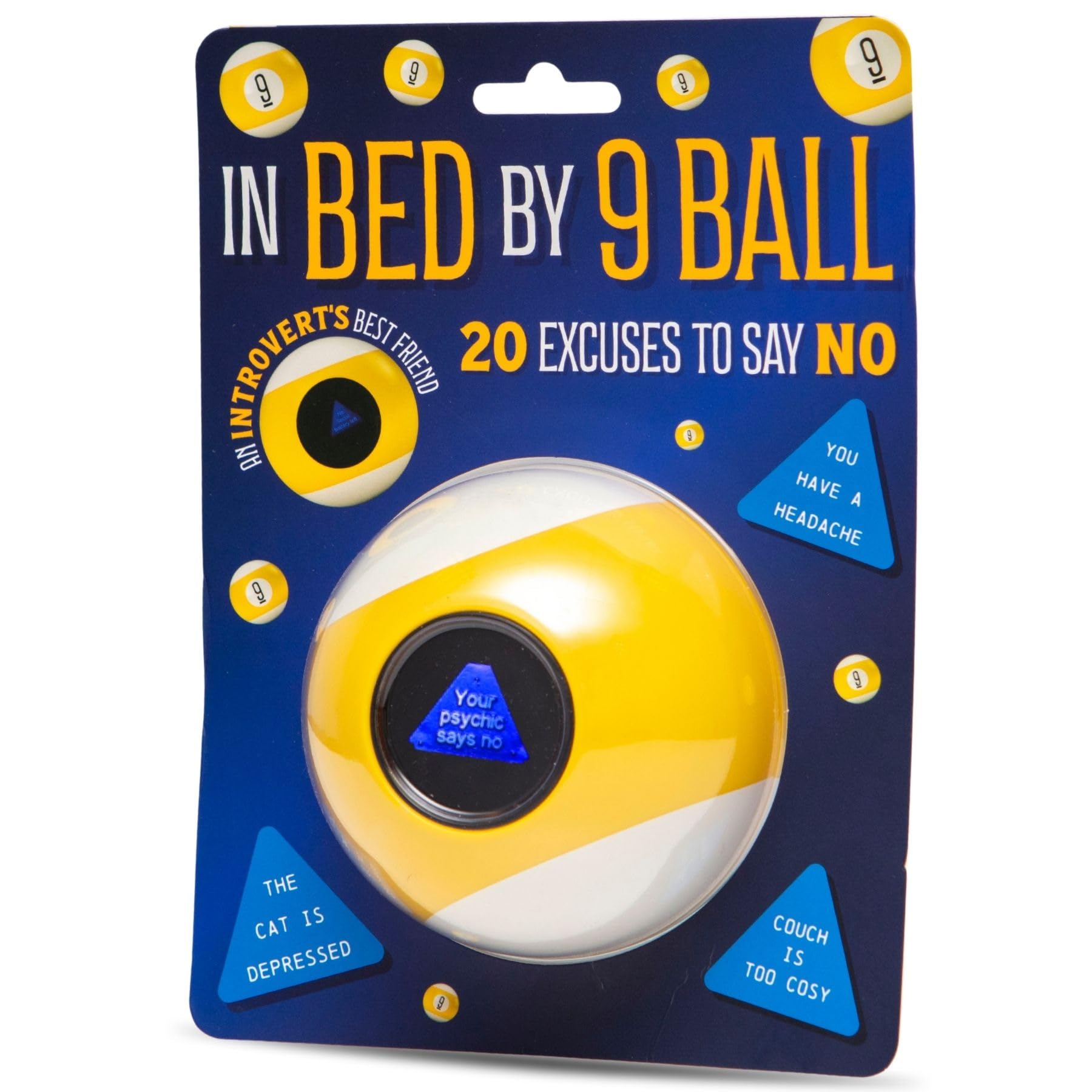 Boxer Gifts In Bed By 9 Magic Ball - Introvert & Anti-Social Novelty Gifts - Funny Secret Santa Gift for Women and Friends