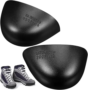 Steel Toe Guards, Steel Toe Inserts for Work Shoes | Safety Toe Caps Protector for Shoes, Metatarsal Resistant Steel Toe Cover Size 4.5-12 Shoe Manufacturing Accessories