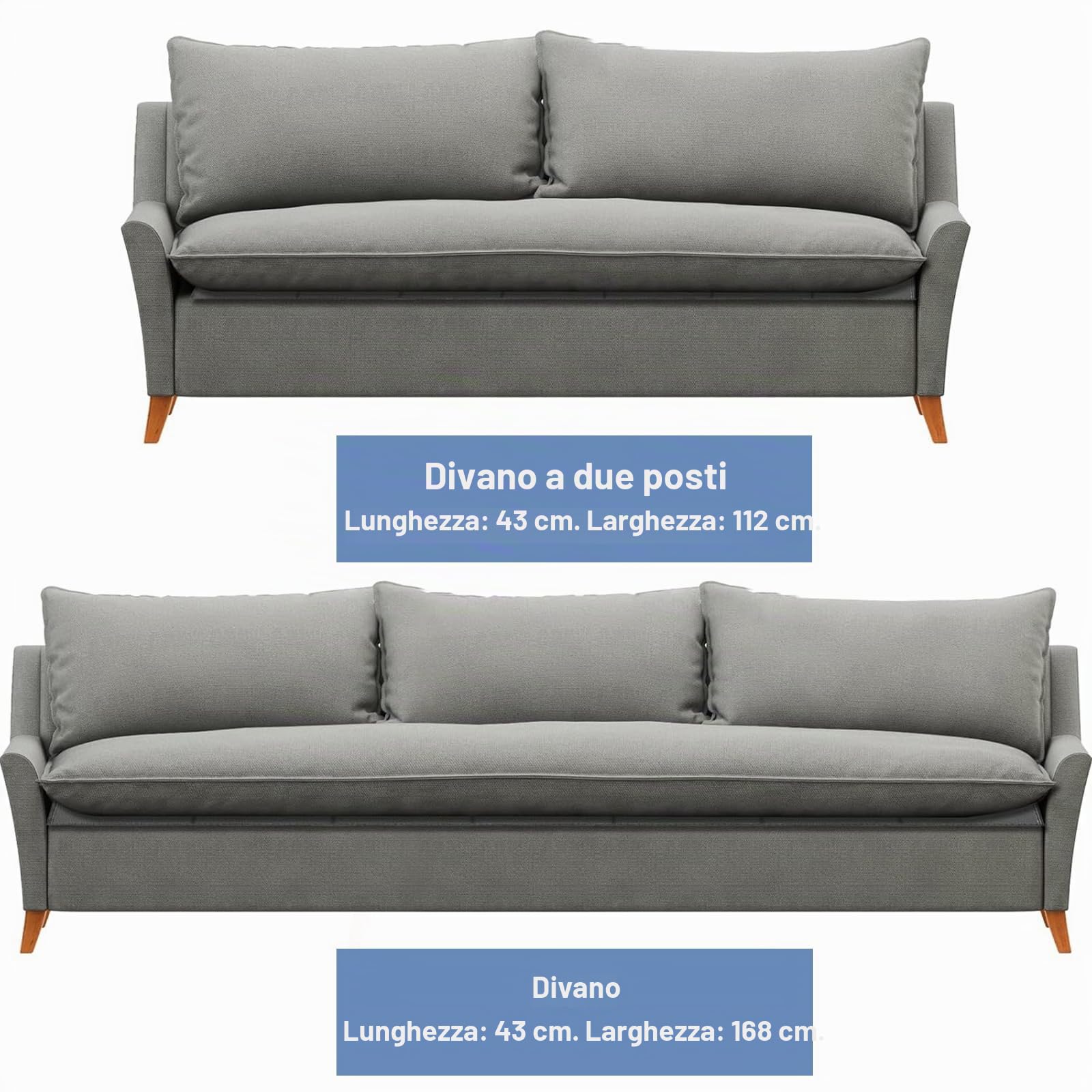 Cuscino Salvadivano Pieghevole 167,5x43 cm con Superficie Oxford e Supporti in Legno