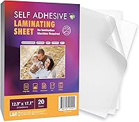 Vista 15 de Hojas de Laminación Sin Calor Autosellantes de 8.5 x 11 Pulgadas, Paquete de 100, Grosor de 4 mil, Transparentes, Sin Máquina Hojas de Laminación