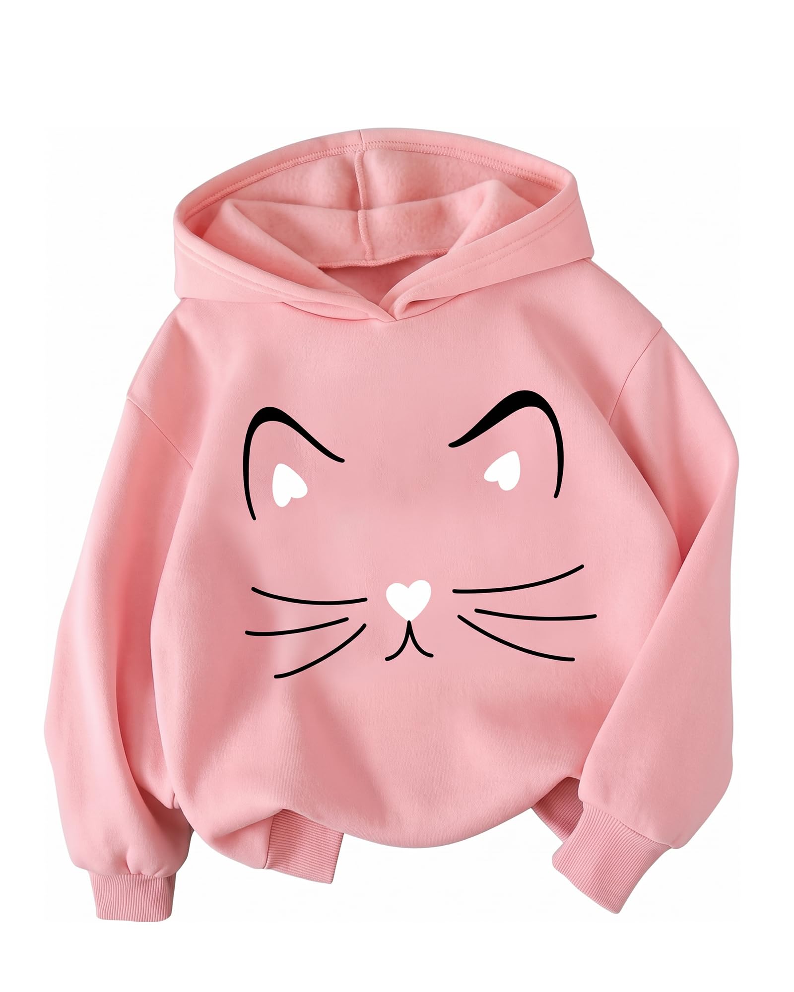 LuLurKiddo Girls Hoodies 7-14 Years Long Sleeve Sweatshirts Pullover Trendy