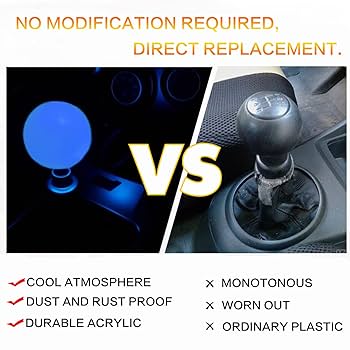 Amazon.com: YIUIY Round Ball Shift Knob Universal Luminous