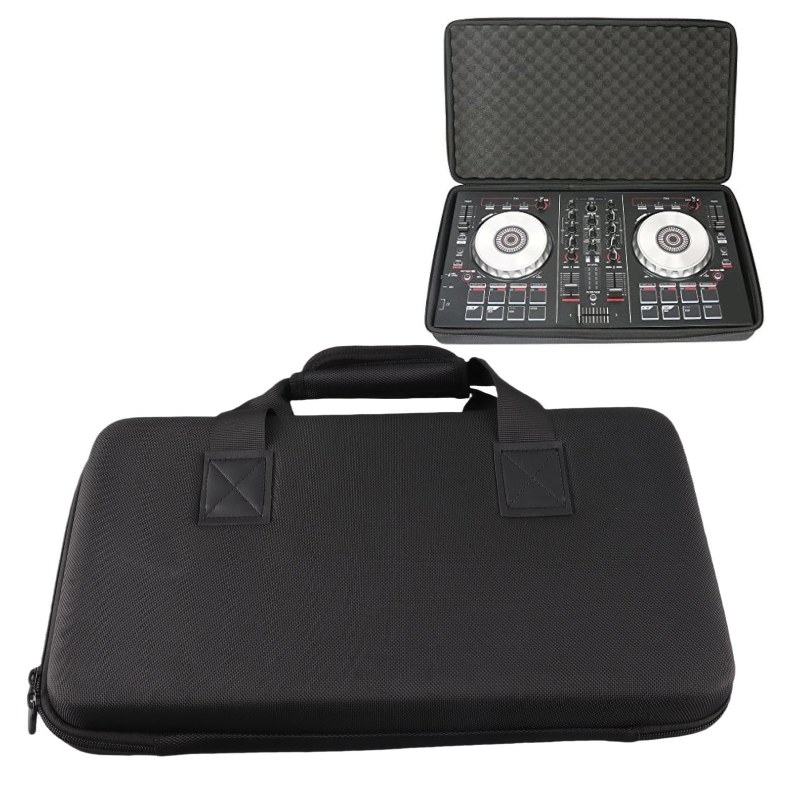 Goshyda Custodia per Controller DJ per Controller DDJ FLX4 400 SB2 SB3 RB Double Channel, Custodia Portatile del Sacco di Archiviazione DJ con Spugna Buffer