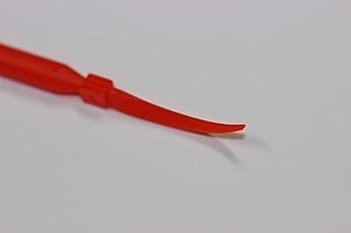 SDentÂ® 1 Pack = 100pcs = 1 Size = 1 Color Dental Poly-Wedge Long Handle Plastic Wedge Interdental Orange = L Size