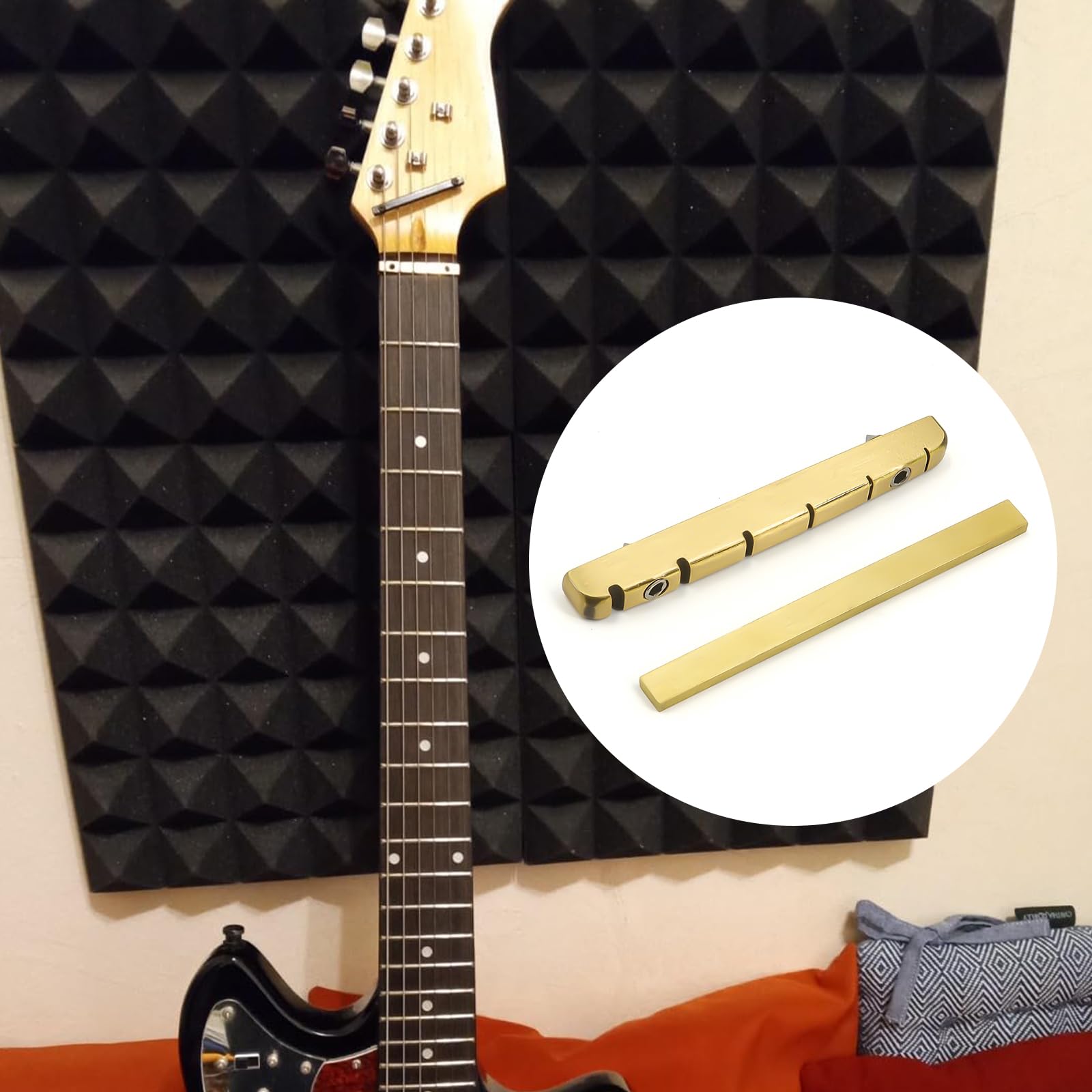 Kit Estrattore Perno Chitarra Acustica - Con 12 Perni, 2 Selle E Dado, Per Manutenzione - Foto 5