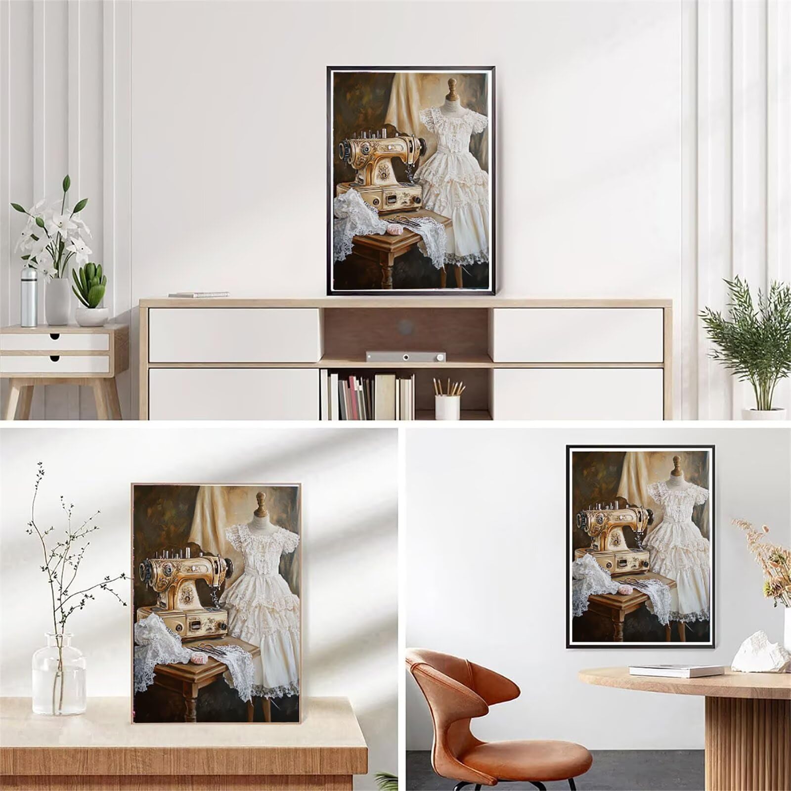 Maszyna do szycia diamentowego 5D, "zrób to sam", obraz diamentowy dla dorosłych i dzieci, malowanie według liczb, antyczne, 80 x 100 cm, haft krzyżykowy, sztuka na płótnie, dekoracja salonu, G-568