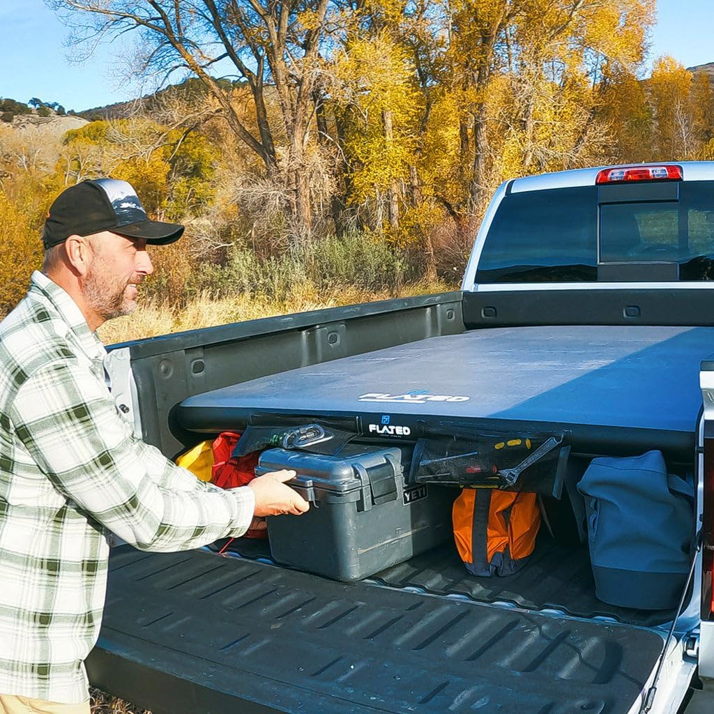 FLATED Air-Deck Full-Standard DECK56 - Versatile 5.5 ft Inflatable Raised Sleeping Platform Air Mattress for Full Size Short Bed Trucks, Vans, SUVs, and RVs