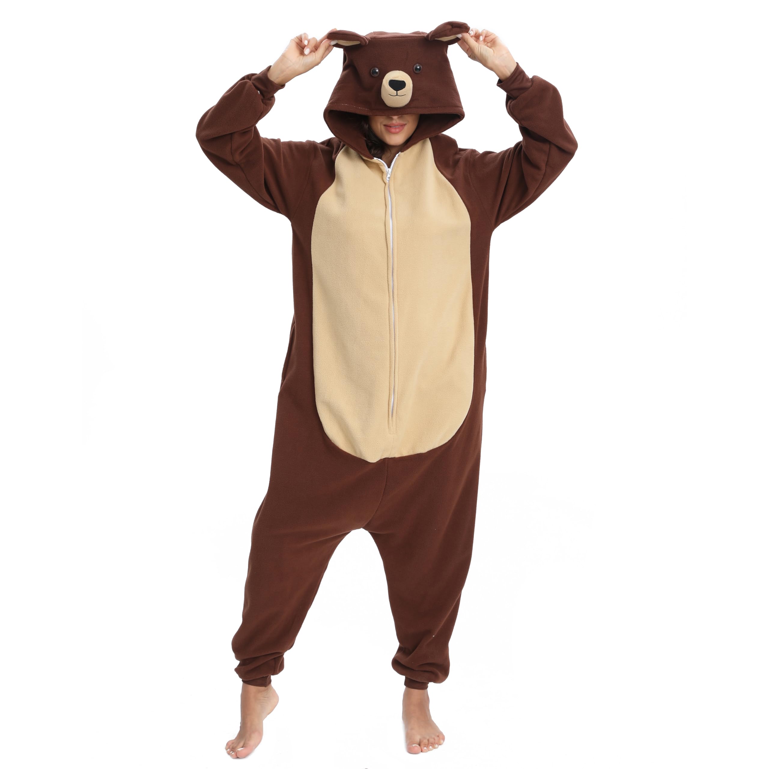 BGOKTA Disfraces de Cosplay para Adultos Pijamas de Animales One Piece Jirafa,LTY48 — view 25