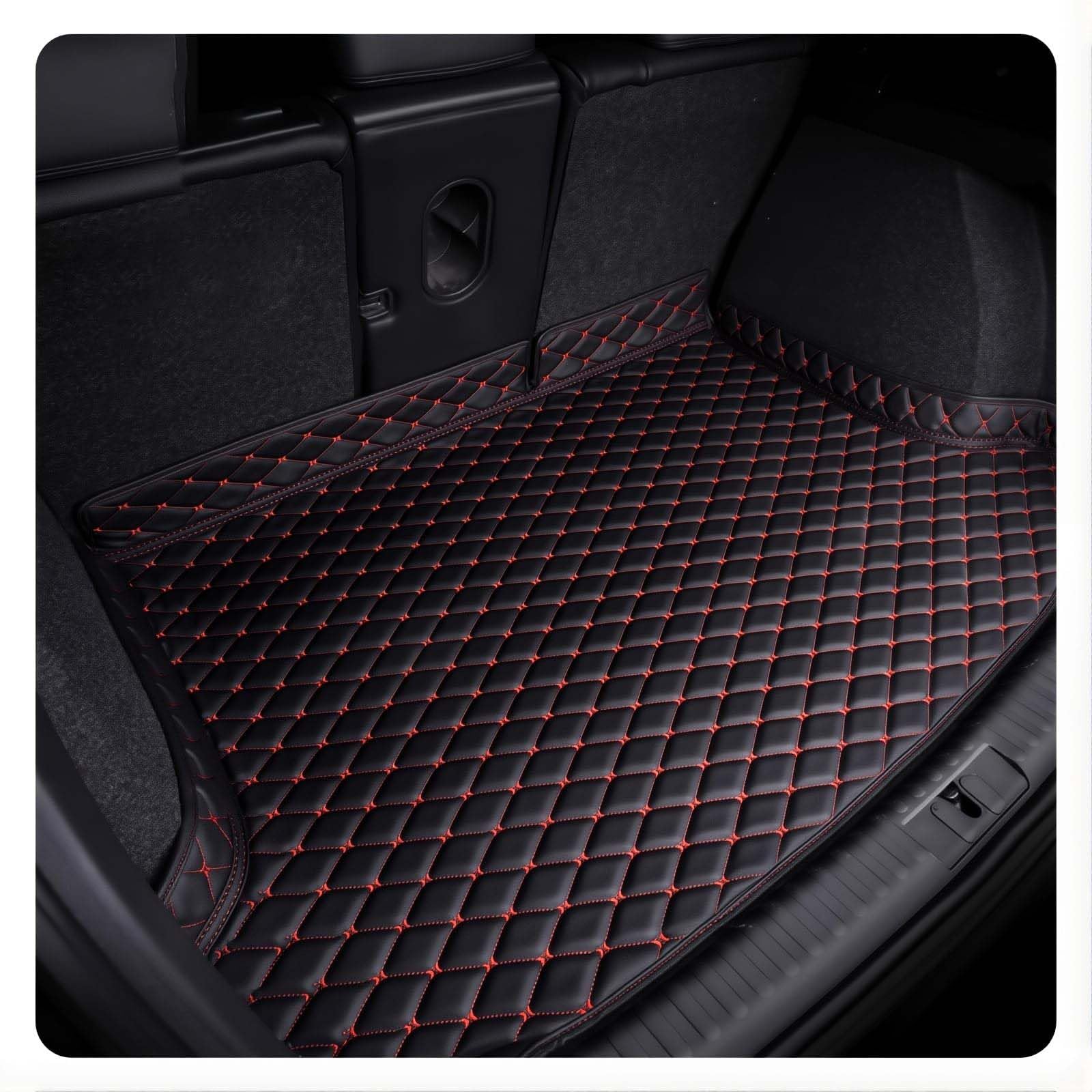 evimo for Cupra Terramar VZ 1.5 eHybrid 2024 2025+ Car Boot Liner Waterproof Luxury Leather Trunk Mat Heavy Duty All Weather Tailored Cargo Liner Non Slip Boot Protector,A