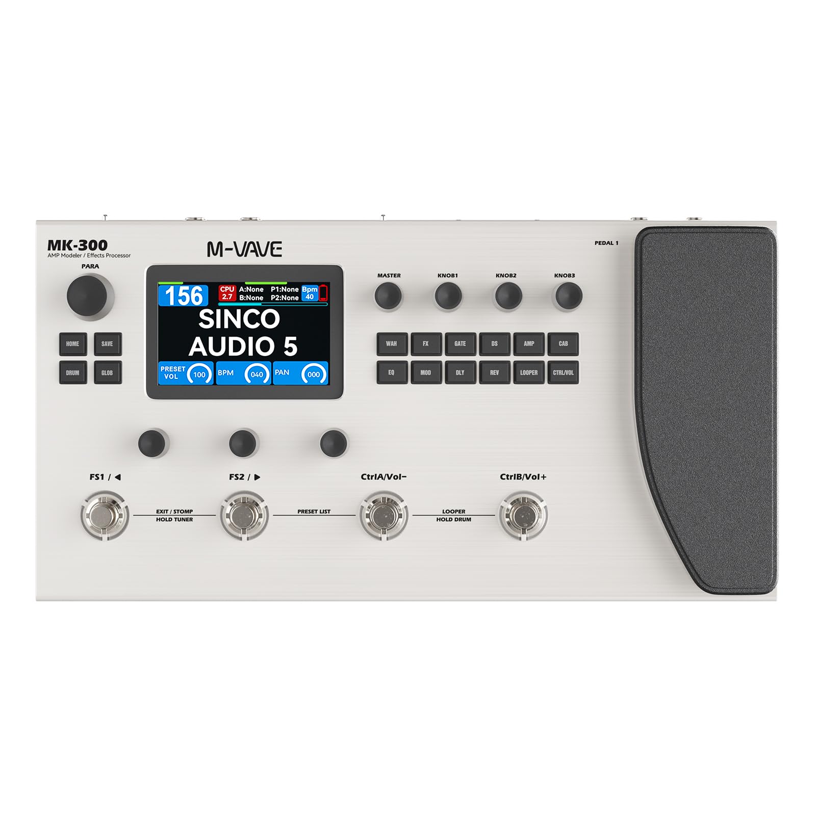 Amazon.com: DaierTek Guitar & Bass Multi Effects Pedal, Electric