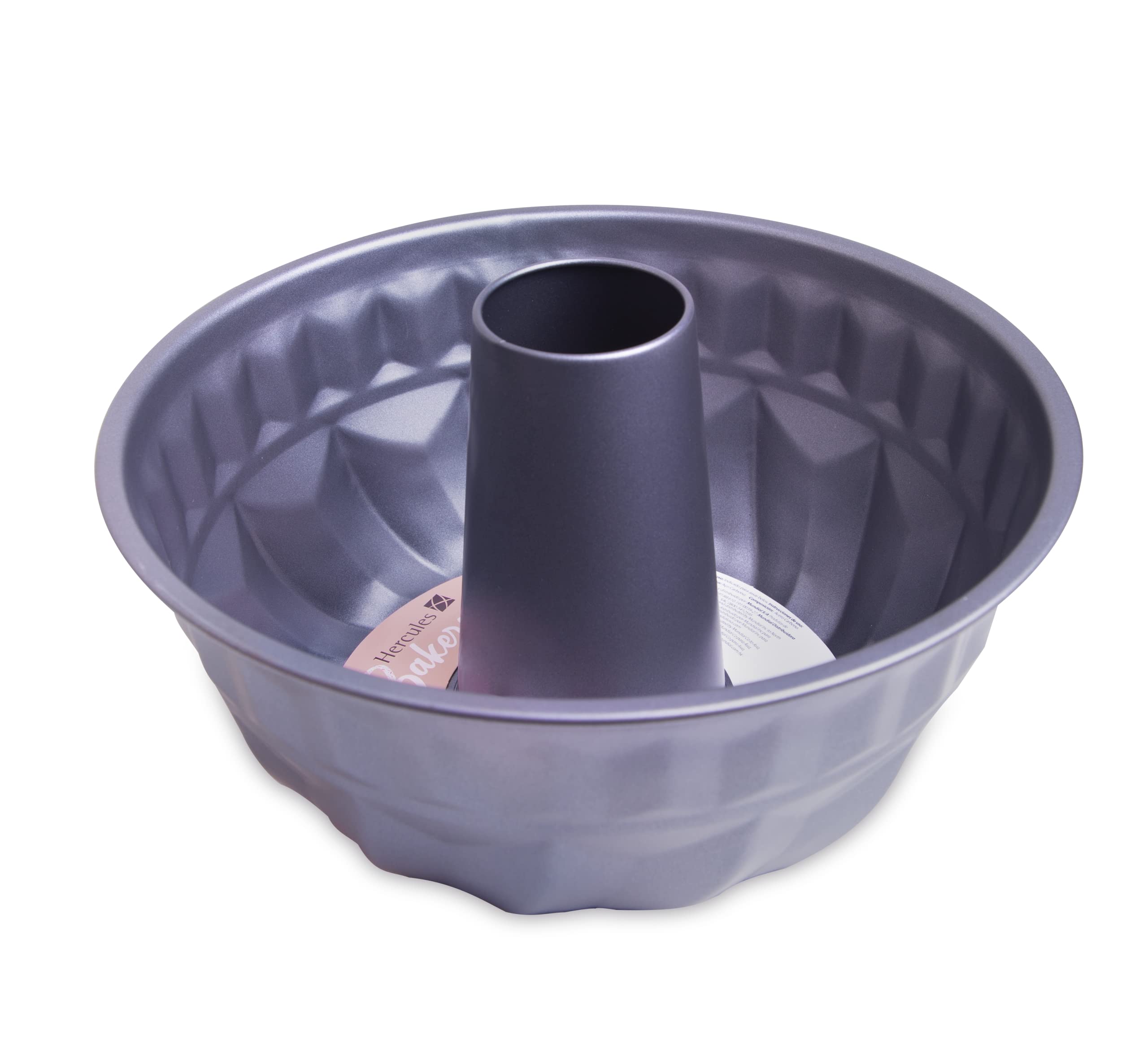 FORMA DE BOLO REDONDA COM FURO PARA ASSAR ANTIADERENTE 225X115MM HERCULES UC125-04 COR
