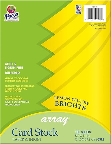 Miniatura 5 de Pacon Cartulina, verde esmeralda, 8-12" x 11", 100 hojas