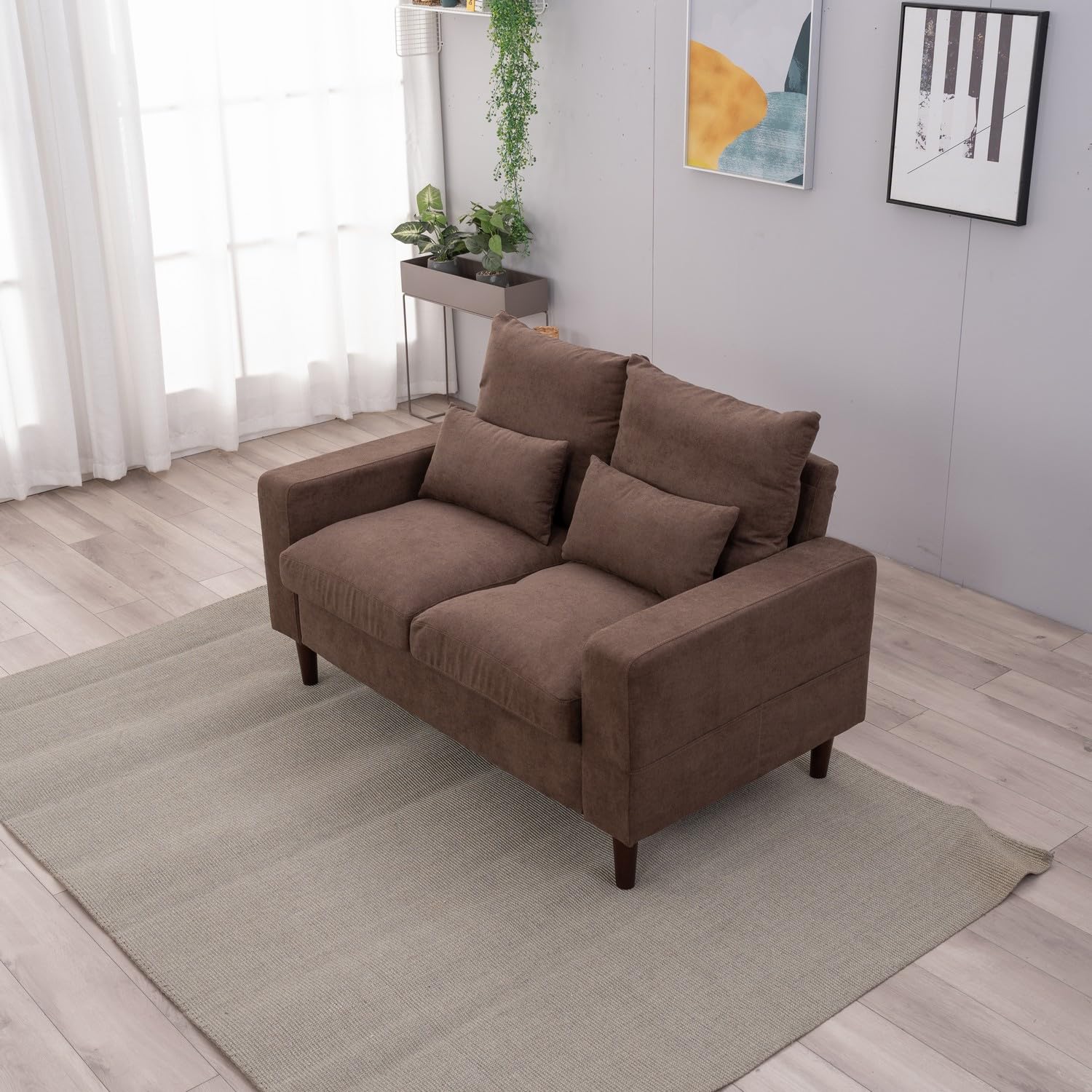 Amazon.com: Panana Sectional Sofa 2 Seater Couch with Reversible