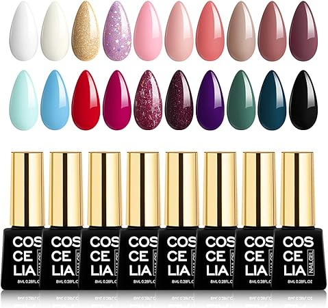 Amazon ジェルネイルセット２０色 カラージェル セット ネイルジェル キット 初心者用 Uv Led対応 セルフネイル キット 自宅ネイル Fhaishen ジェルネイル 通販