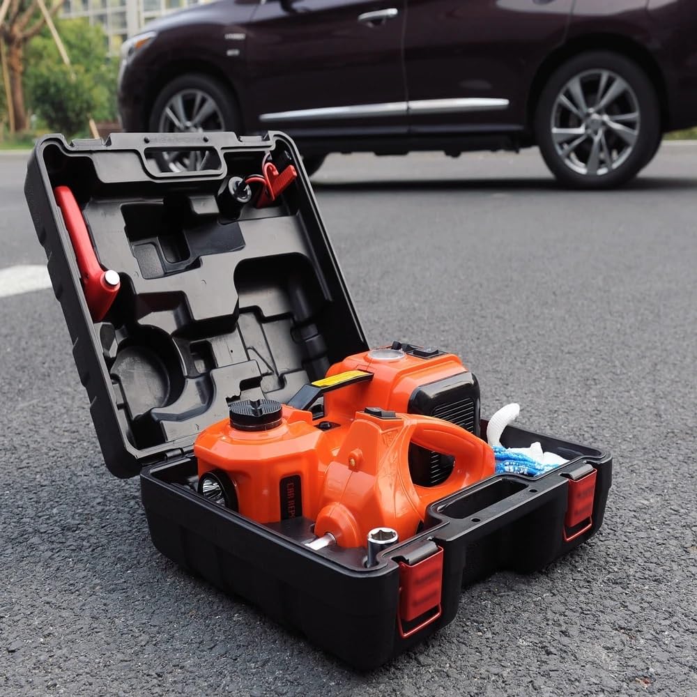 podnośnik Podnośnik samochodowy 5Ton podnośnik samochodowy elektryczny podnośnik hydrauliczny przenośne narzędzie do podnoszenia opon podnośnik elektryczny klucz nasadowy udarowy