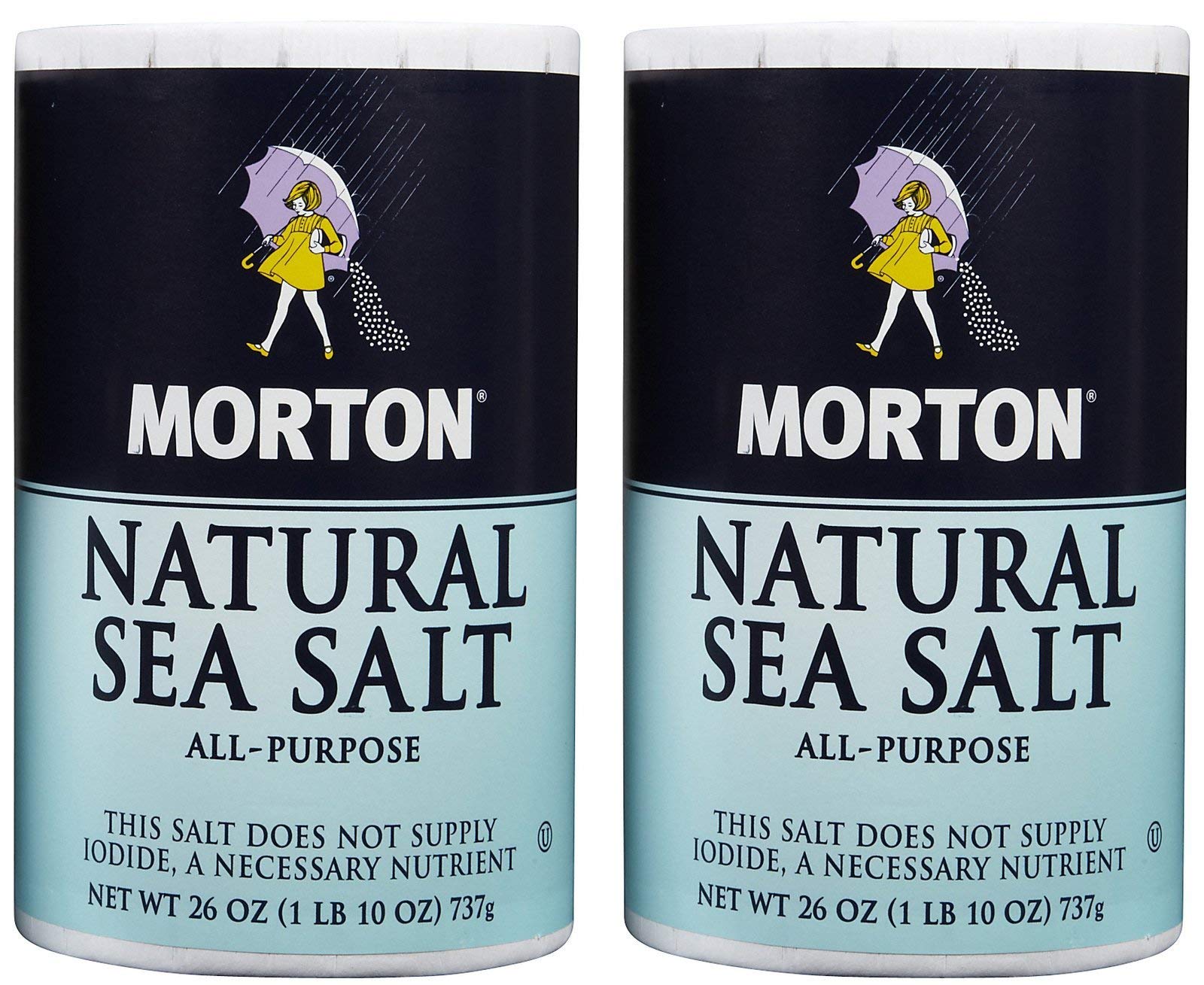 Amazon.com : Morton Salt Natural Sea Salt - 1.62 Pound (Pack of 2