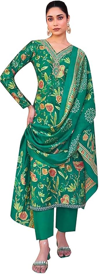 Pakistani Womens Wear Designer Salwar Kameez Dress Indian Ready To Wear Pant Suits
