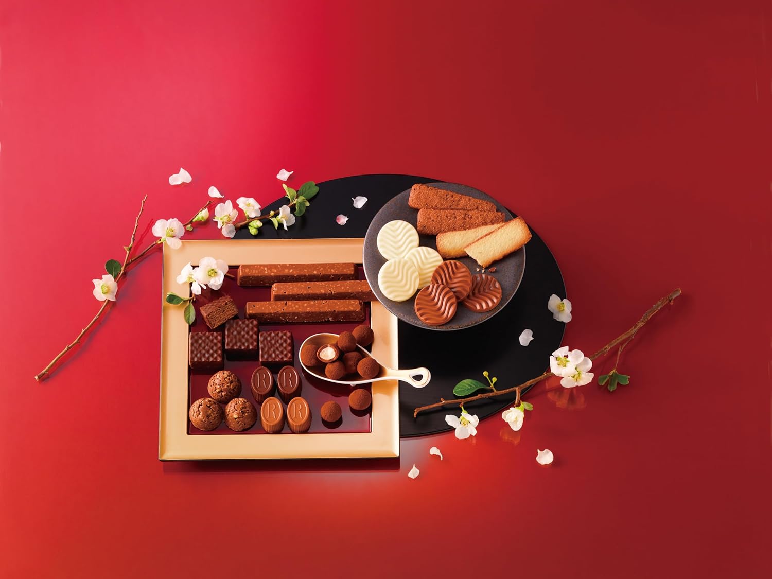 ROYCE Collection Can "Red" - Assortment of Chocolates with a Variety of Flavors and Textures | Luxury Chocolate Gift Set | Japanese Chocolate from Hokkaido (66 Pieces of Chocolates)
