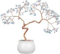 mookaitedecor Akvamarin Pénzfa Kristály 8-9,5 cm Kerámia Alappal - Feng Shui Bonsai Dekoráció Otthonra és Irodába

AI: I've created a Hungar 1