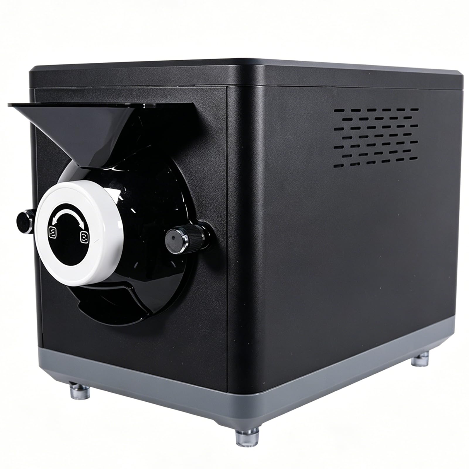 SHENGSHIYU Electric Coffee Roaster,360° Even Stirring,1500G Capacity,Precise Temperature Control 100℃-250℃,Low Noise,Non-stick Inner Pot,Grain & Nut Roaster/Coffee Bean Roaster Black