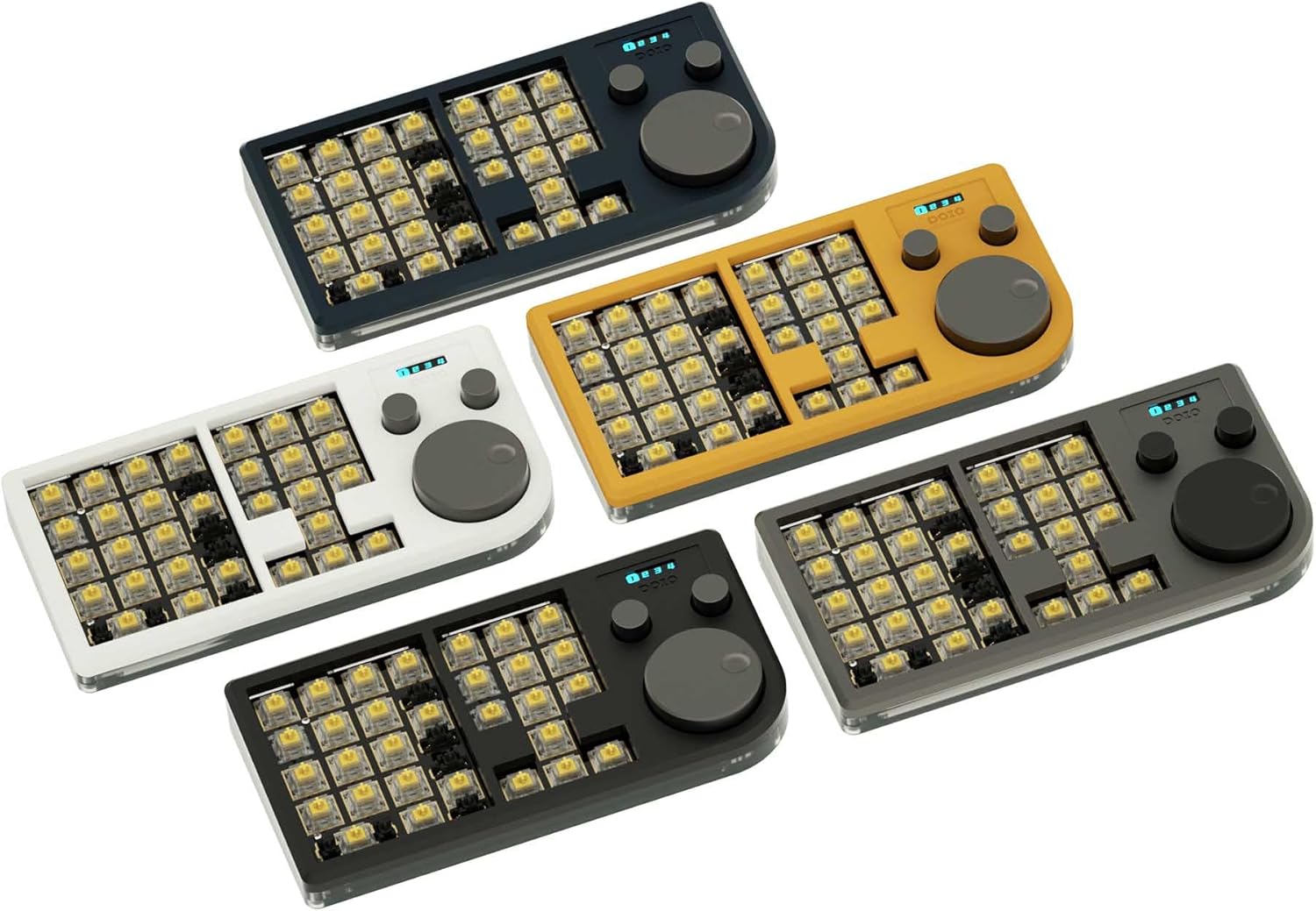 KEEBMONKEY Megalodon DOIO 30% Designer Keyboard (Yellow)