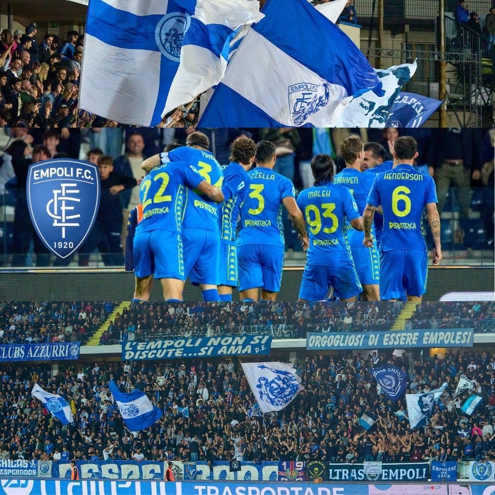Cuscino Pieghevole per Seduta Stadio Empoli FC Blu - Comodo e Portatile