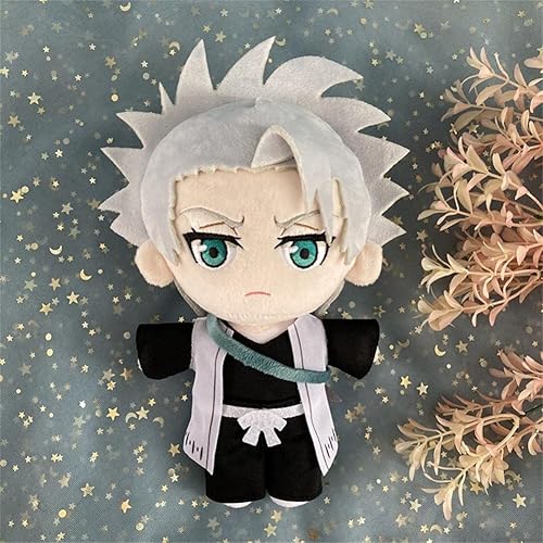 Miniatura 2 de Cayhut Figura de peluche de anime, muñecos de peluche, marioneta de juguete de 7.9 in Hitsugaya Toushirou