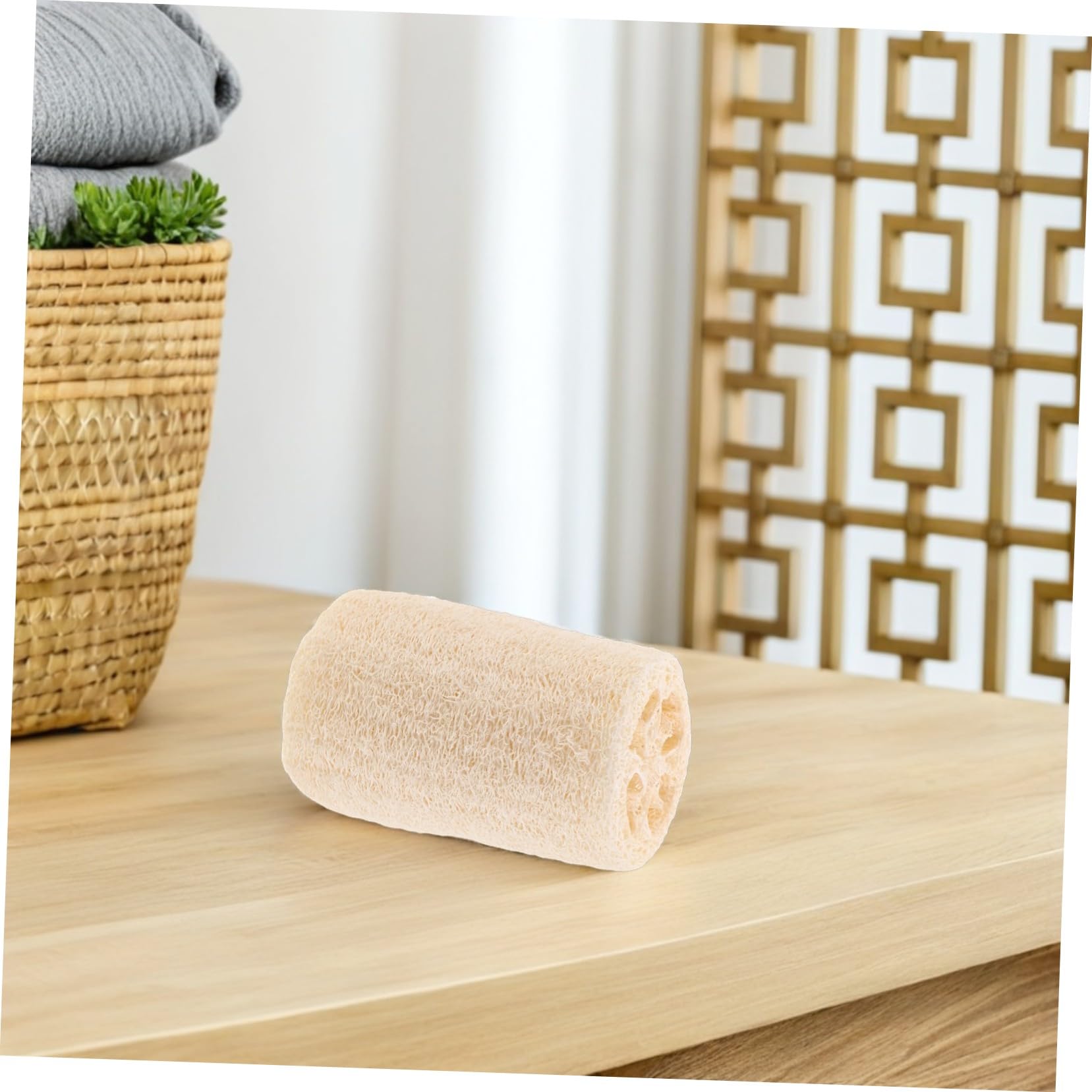 Gatuida 8 Piezas Esponja Natural Luffa para Baño y Cocina Exfoliante Corporal y Depurador Multiuso Masaje Relajante y Limpieza sin Químicos Diseño Ergonómico Cómodo para Hombres y Mujeres