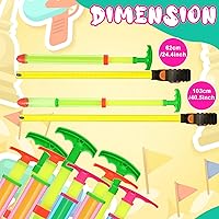 Vista 2 de Honoson 18 pistolas de agua de crayón para juego de fiesta de piscina (25 x 1.2 x 2.8 pulgadas)