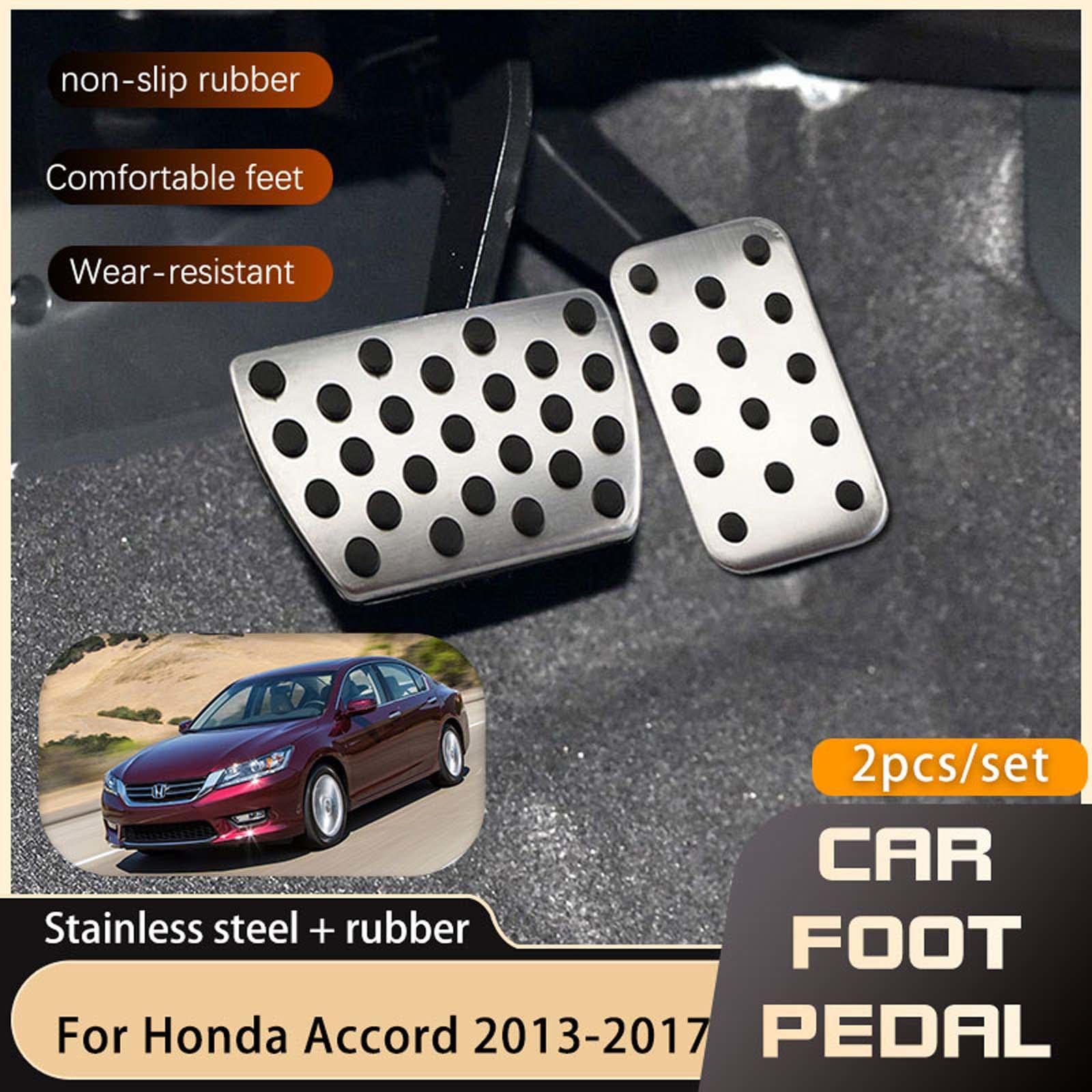 | JEZOE AT MT 車ペダル アクセル ブレーキ ペダル、ホンダ アコード CR1-CR3 CR6-CR7 CT1-CT2  2013 2014 2015 2016 2017 カースタイリング | ペダル | 車＆バイク