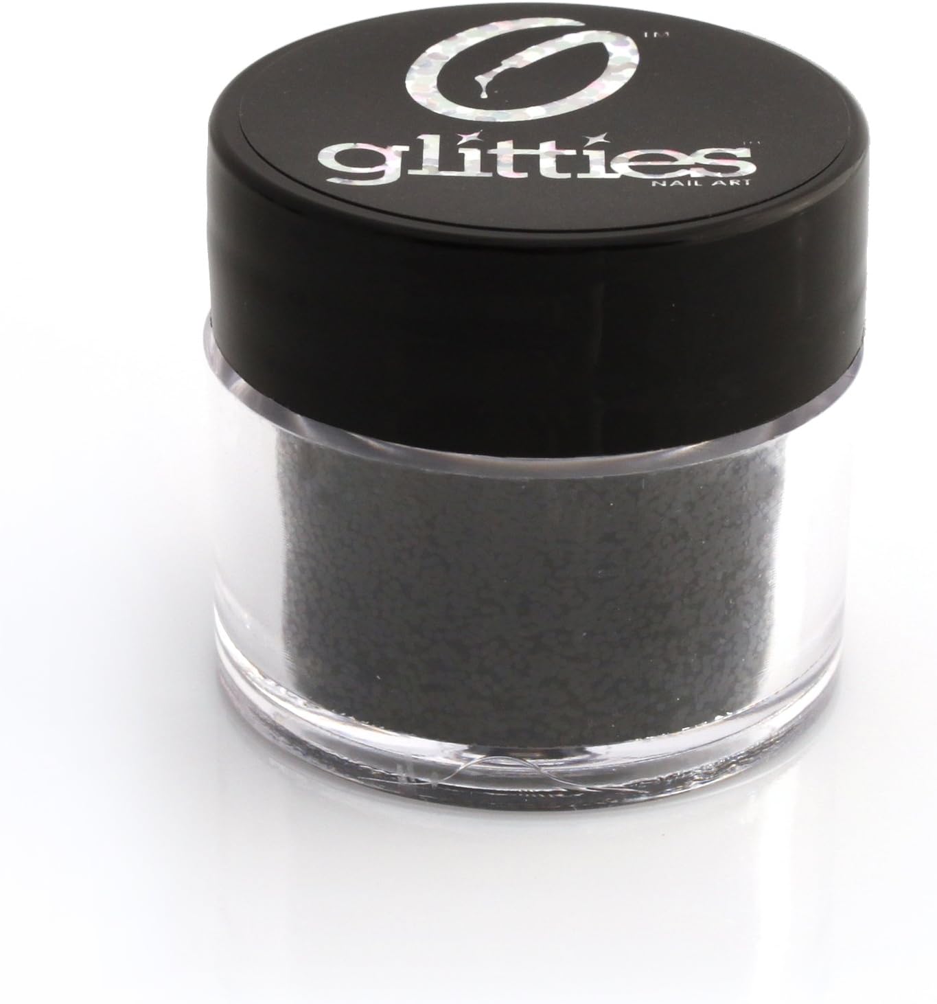 GlittiesBlack Ice - (.015") - Hexagon Glitter - Solvent Resistant Nail Glitter for Gel, Acrylic, Nail Polish, Nail Art Supplies - Made in The USA - (10 Grams)