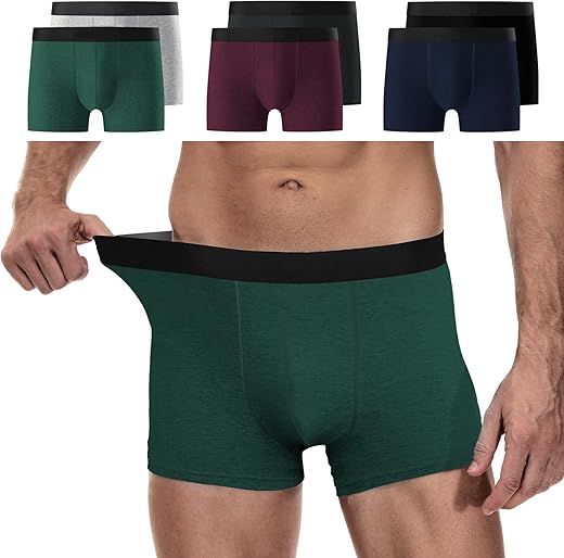 YouShow Herren Boxershorts 6er-Set Baumwolle ohne Kratz-Zettel