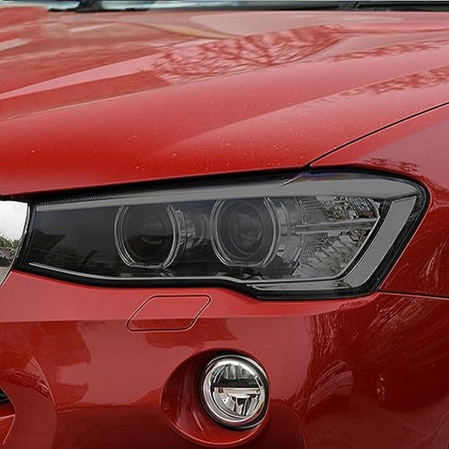 Film TPU noir transparent pour phare BMW F25 M protection premium