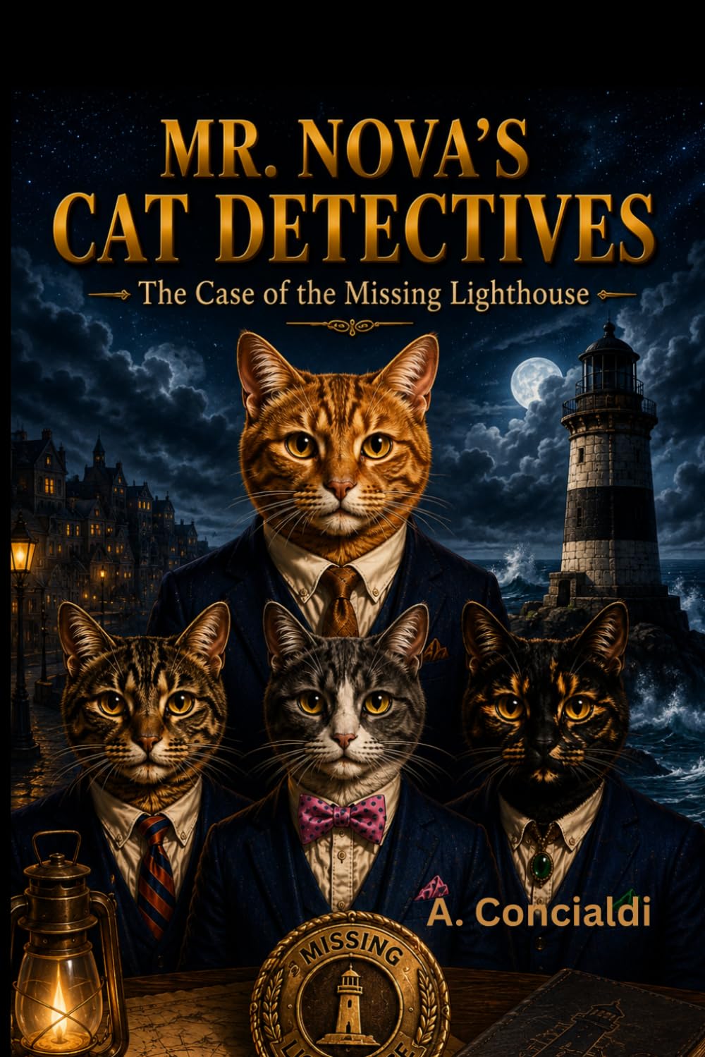 Mr. Nova's Cat Detectives: The Case of the Missing Lighthouse