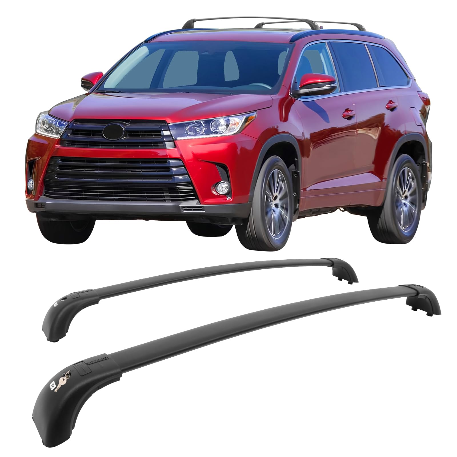 IKON MOTORSPORTS Roof Cross Bars (Highlander)